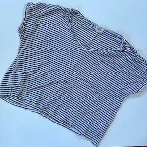 PST Striped Stretchy Scoop Tee